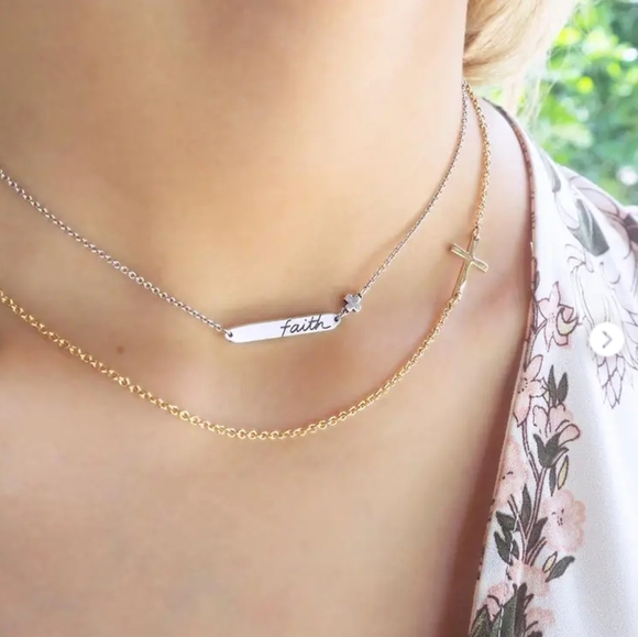 James Avery Rare & Retired Faith Horizon Necklace